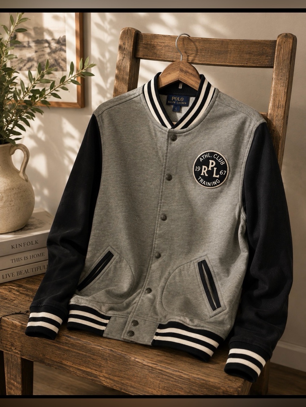 Polo Ralph Lauren size large (14-16) Brooklyn bomber unisex jacket